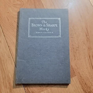 Herramientas de libro pequeño The Brown & Sharpe Works Providence RI 1926 maquinista - Imagen 1 de 7