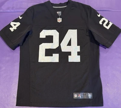 Authentic Charles Woodson Oakland Raiders #24 On Field Nike Elite Jersey 44 - Image 1 of 4