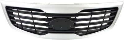 Grille For 2011-2012 Kia Sportage Silver Shell with Black Insert Foto 1 de 4