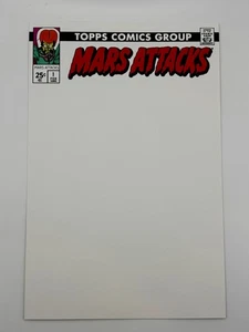 2020 Topps Mars Attacks Blank Artist Comic Sketch Plate Sidekick Rare - Picture 1 of 3