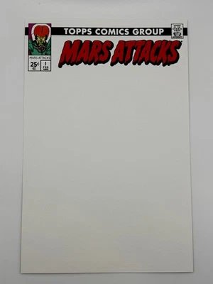 2020 Topps Mars Attacks Blank Artist Comic Sketch Plate Sidekick Rare - Image 1 of 3