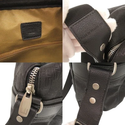 Maletín Bolso de Negocios Dunhill D Eight PVC Cuero Negro 2WAY Negro 1094 de Ja Foto 1 de 4