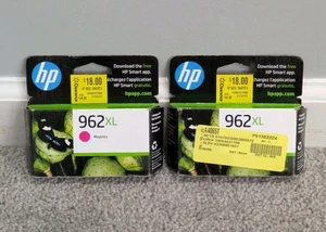NUEVO 2 Lote Genuino HP 962XL Cartuchos de Tinta Magenta Impresora Exp 10/2023 Sellado  - Imagen 1 de 3