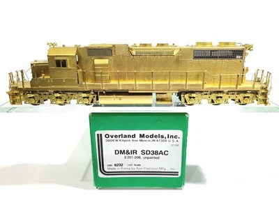 Overland OMI DM&IR SD38AC Duluth Missabe & Iron Range HO Brass #6232 Unpainted - Image 1 of 4
