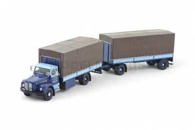TEKNO 86485 Kooy Transport Scania L76 motrice e rimorchio telonati 1/50 - Immagine 1 di 4