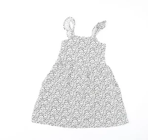 Next Girls Multicoloured Floral Sleeveless Dress 8 Years - Picture 1 of 12