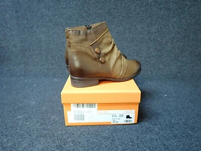 NUEVO Miz Mooz Sallie Botines Anchos Cuero Avellana EU 40 (SS3) Foto 1 de 4