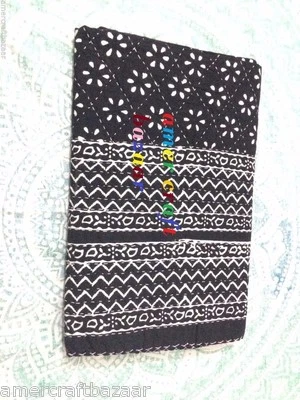 Colcha edredón Kantha hecha a mano india manta de algodón-Gudari Queen Foto 1 de 3