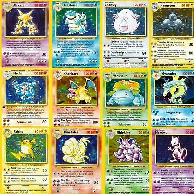 1999 Pokemon Base Set: Choose Your Card! Vintage WoTC! All Good Condition! • 0.99€