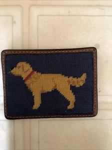 Tarjetero Smathers and Branson Golden Retriever raro B2 - Imagen 1 de 3
