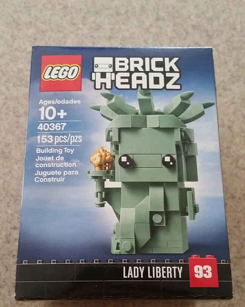 Lego Brickheadz Statue Of Lady Liberty 40367 NIB Lego Brickheadz Statue Of Lady Liberty 40367 NIB