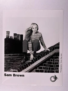 Sam Brown Photo Original Black And White Demon Records Promotion Circa 1990s - Picture 1 of 12