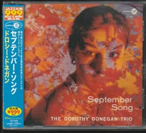 Dorothy Donegan Trio September Song Japan CD w/obi TOCJ-50168 - Picture 1 of 2