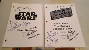 (Lote 801) Guiones de Star Wars firmados a mano por Dave Prowse y Brian Harris + fotos - Imagen 1 de 8