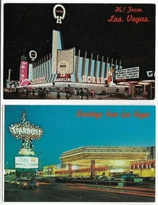 LOTTO 2 CARTOLINE, STARDUST RESORT & CASINÒ e THE HORSESHOE CLUB~LAS VEGAS,NV - Foto 1 di 1