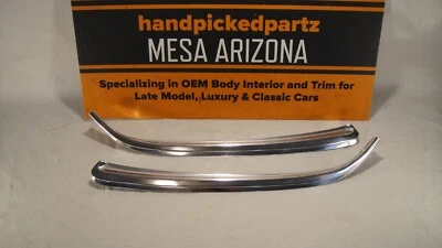 1973-1976 MERCEDES-BENZ 450 SEL W116 OEM JUEGO DE RIELES DE GOTEO DELANTEROS - 2 PIEZAS Foto 1 de 4