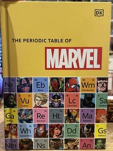 The Periodic Table of Marvel by Melanie Scott Hardcover Book Superheroes Comic - Foto 1 di 2