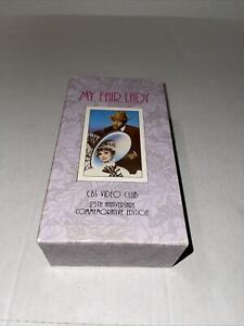 My Fair Lady 25th Anniversary Commemorative Edition CBS Video Club 2 VHS Box Set