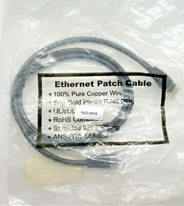 RCC-H016 CAT. 5E UTP BOOTED 350MHz 3' ETHERNET PATCH CABLE - NEW - Picture 1 of 3