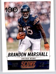 2014 Score Hot 100 Brandon Marshall Insert NFL PWE Bears #240 - Imagen 1 de 2
