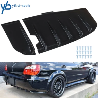 Rear Bumper Diffuser Splitter Plastic For 2004-2006 2007 Subaru Impreza WRX STI - Image 1 of 4