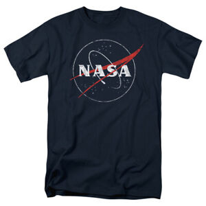 NASA "Distressed Logo" T-Shirt - Regular or Slim Fit - to 5X