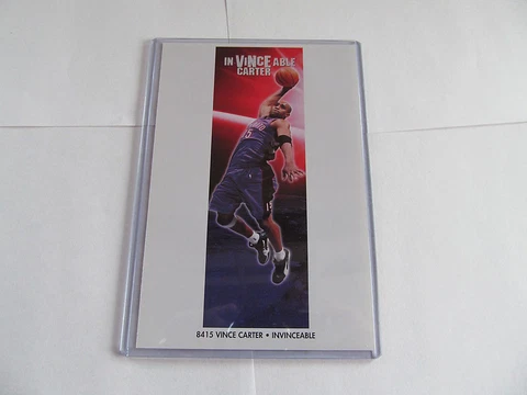 MINT 1990's VINCE CARTER "INVINCEABLE" TORONTO RAPTORS ORIGINAL NBA MINI POSTER Cover