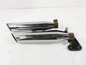 2017 Harley FLS Softail Slim Rc Components 3" SlipOn Exhaust Muffler Set RCXSC18 - Picture 1 of 12