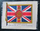 BDV Cigarette Silks Card Ww1 military Irish Guards Regimental Army Flag 1916