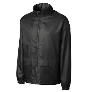 CLIQUE BY CUTTER & BUCK MEN'S BLACK Moss Windbreaker JACKET SZ: XXXL 3XL 3X - Picture 1 of 2