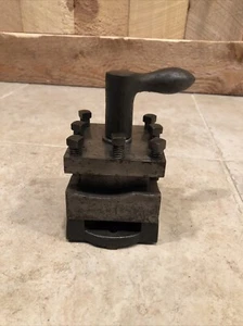 Soporte de poste de herramienta de cambio rápido de 4 vías torno de 3" x 3" Logan South Bend Atlas rubio - Imagen 1 de 9