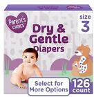Parent's Choice Dry & Gentle Diapers Size 3, 126 Count Free shipping
