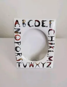 Alphabet Rahmen Andrea von Sadek Foto Hotch Potch Williamsburg Japan 1995 Vintage - Bild 1 von 2