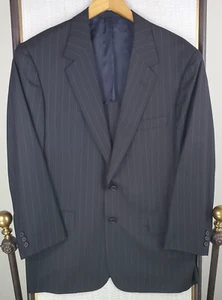 OXXFORD CHICAGO Mens 2 Piece Suit Size 42R / 36x29 Handmade Super 150's Wool - Picture 1 of 23
