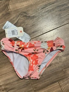 NWT Billabong Girls Tropical Print Swim Bottom Size 7 MSRP 59.95 - Picture 1 of 3
