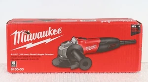 Milwaukee 6130-33 7 AMP kabelgebunden 4-1/2 Zoll Winkelschleifer mit Schiebearretierung - Bild 1 von 2