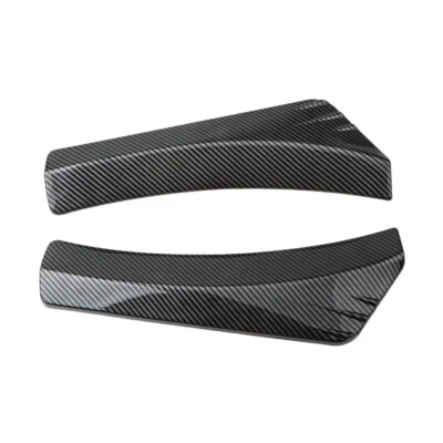 Car Rear Bumper Angle Protector Spoiler Diffuser Splitter Canards Carbon Fiber - Image 1 of 4