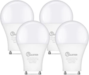 GU24 LED Light Bulb, 3000K Warm White, 9W(100W Equivalent), 800 Lumens, A19 Shap - Picture 1 of 12