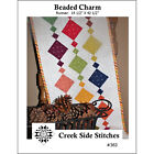 Beaded Charm Pattern ~ Table Runner 14.5"X42.5" ~ Use 5" Charm Squares Or Scraps