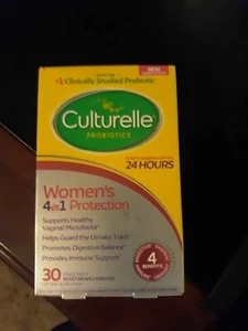 Culturelle Probiotics Women's 4 in 1 Protection 30 Vegetarian Caps EXP 12/26 - Picture 1 of 1