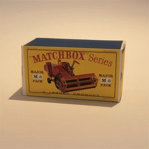 Matchbox Major Pack 5 a Massey Ferguson Harvester D Style Repro Box - Picture 1 of 4