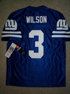 (2025-2026) New York Giants RUSSELL WILSON nfl Jersey YOUTH KIDS BOYS (xl 16-18) - Picture 1 of 3