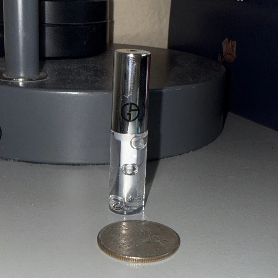 Giorgio Armani Prisma Glass Lip Gloss 01 Clear Shine Deluxe Sample .03oz 1ml NIB - Image 1 of 1