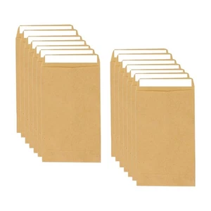 50pcs Brown Kraft Self Seal Pocket Envelopes for Small Items - Picture 1 of 7