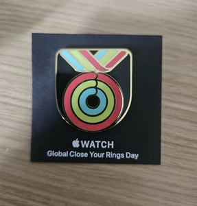 Official Appl Pin Badge - “Watch Global Close Your Rings Day” - Limited Edition - Picture 1 of 2