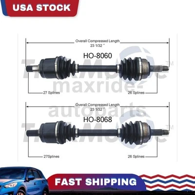 Junta de eje CV del lado del conductor del pasajero delantero compatible con Acura Integra 1986 1987 1988 1989 Foto 1 de 3