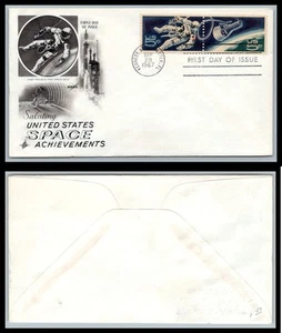 US FDC # 1331-1332 5c Space Twins Pair ArtCraft 1967, 9p9327 - Picture 1 of 1