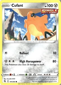 Cufant 191/264 Common SV Fusion Strike LP Pokemon Card Single Strike - Picture 1 of 2