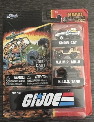 G.I. Joe Jada Hollywood Rides NV-18 3-Pack (Snow Cat, V.A.M.P., H.I.S.S.) NIB - Image 1 of 4