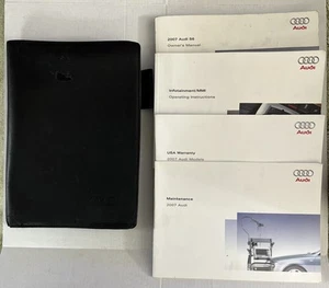2007 Audi Owner’s Manual, Infotainment, Maintenance, Warranty Booklets & Case - Picture 1 of 9